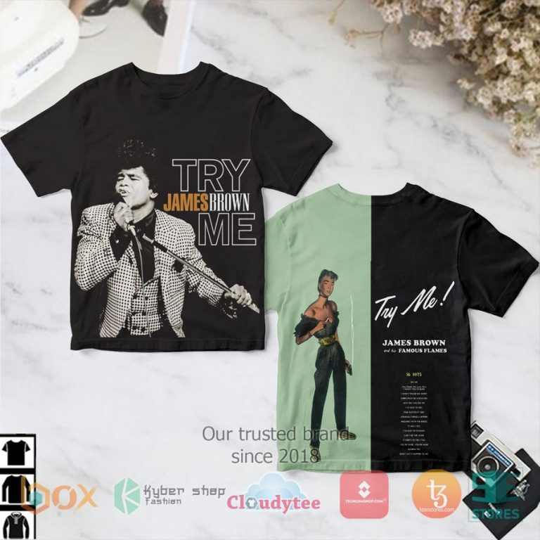 james brown try me album 3d t shirt 1 14660