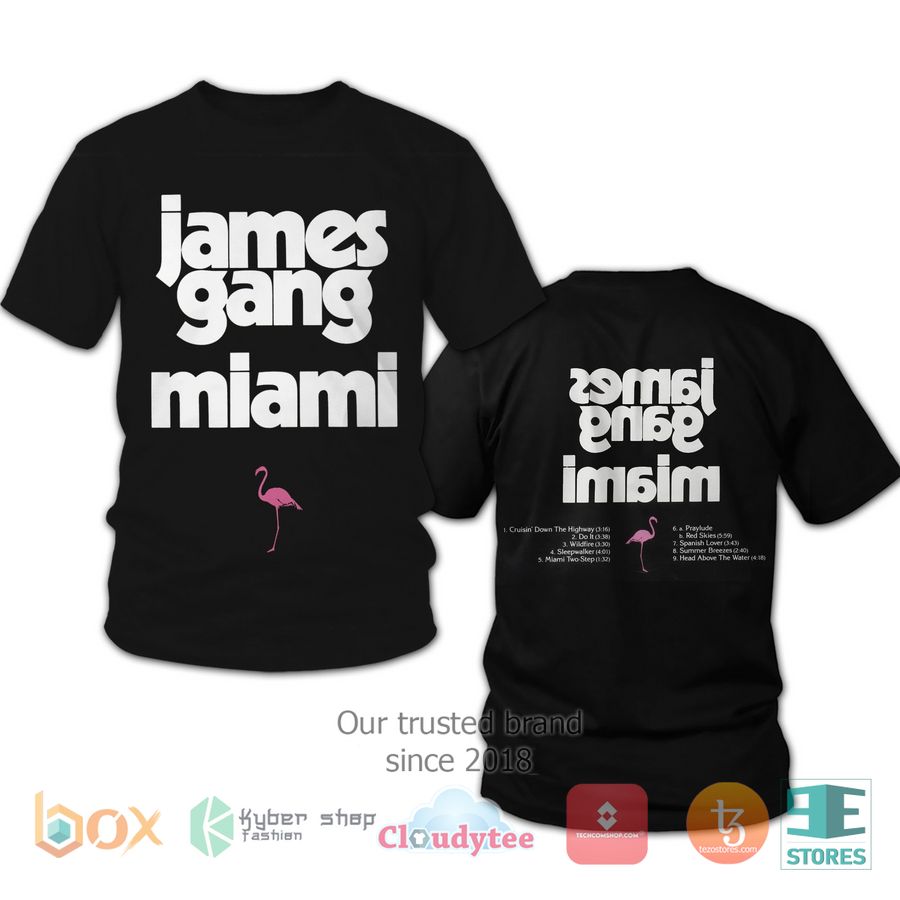 james gang band miami album 3d t shirt 1 67549
