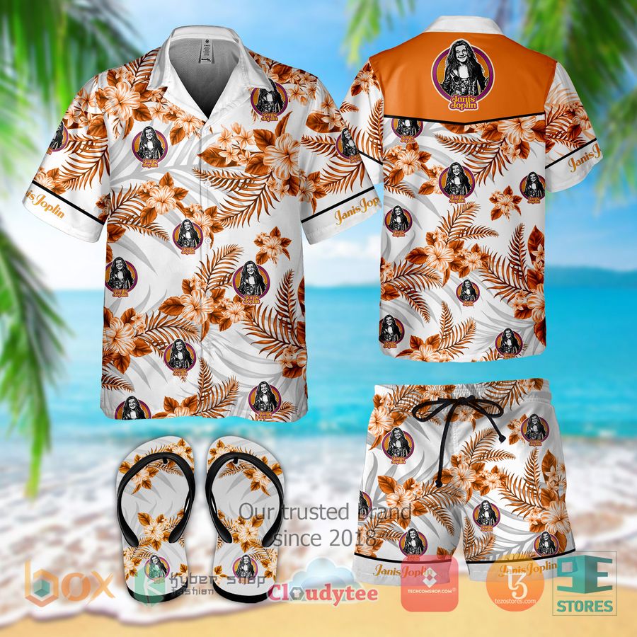 janis joplin hawaiian shirt shorts 1 54757