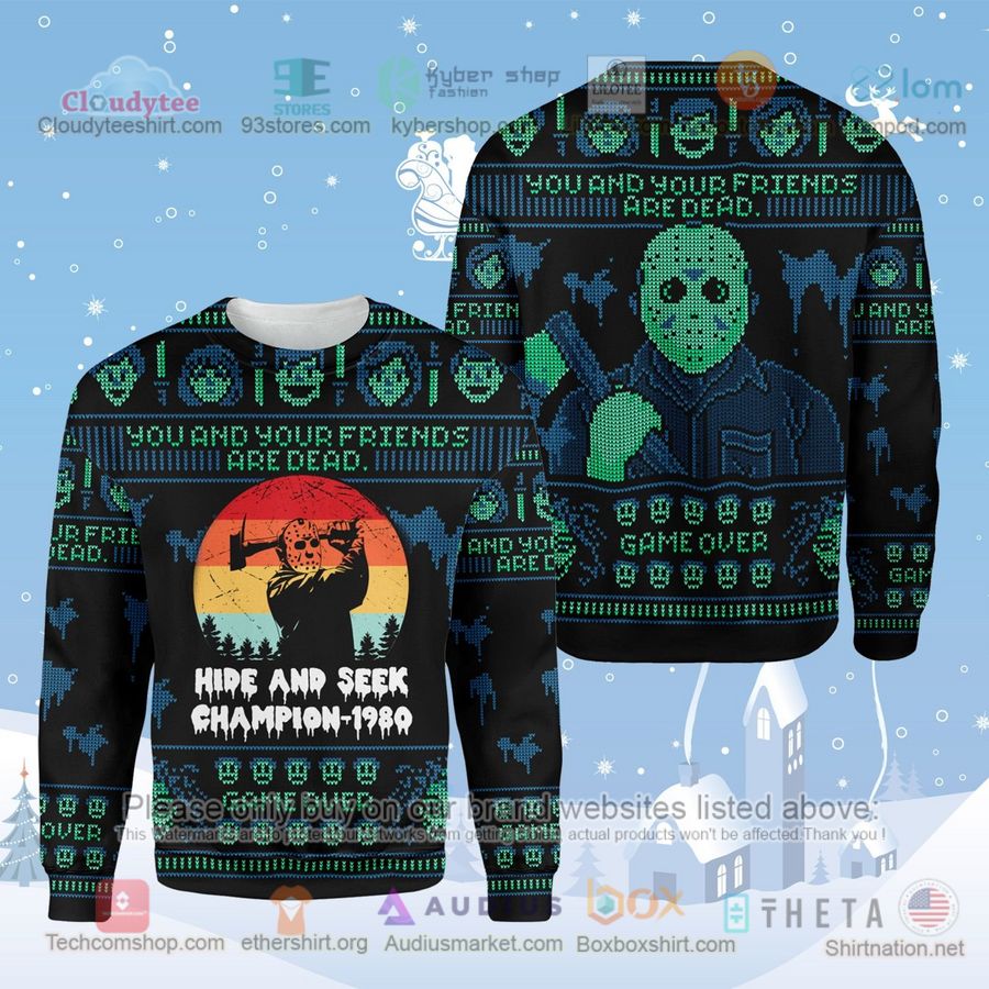 jason voorhees hide and seek champion 1980 sweatshirt sweater 1 75406