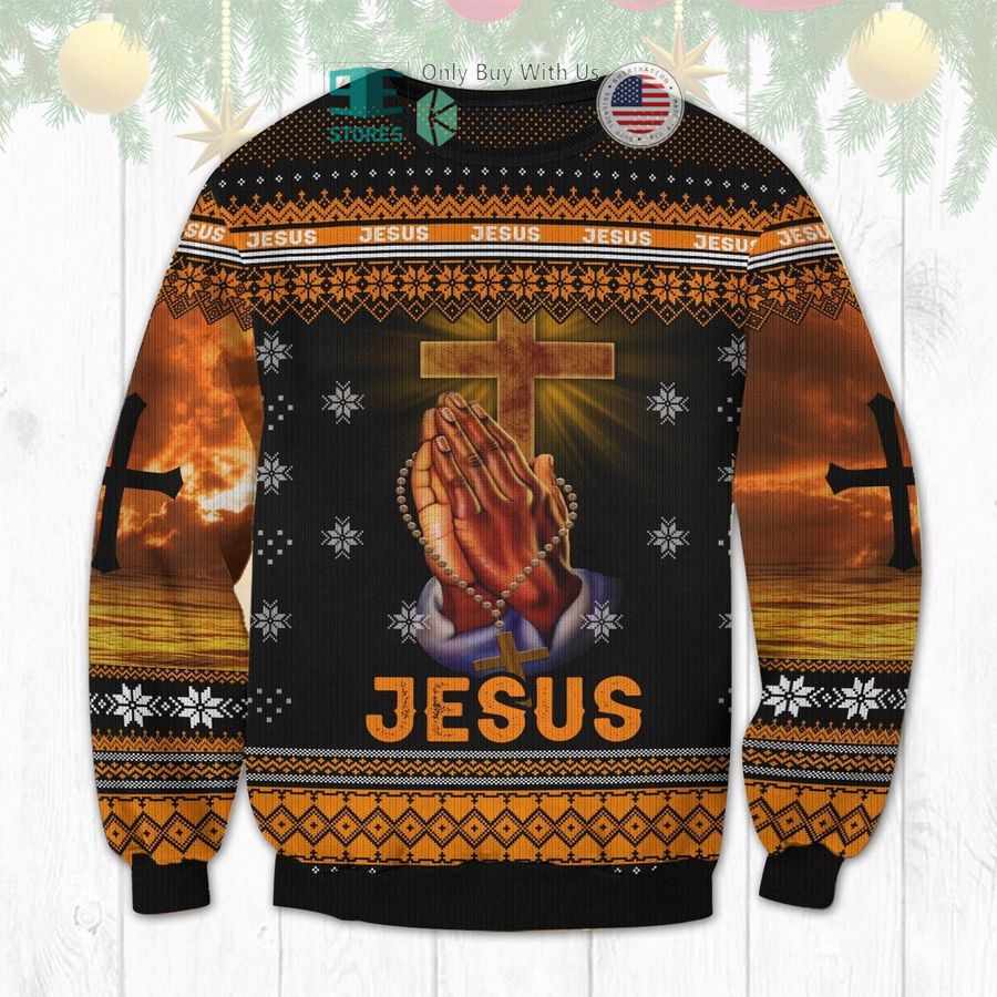 jesus cross christmas sweatshirt sweater 1 54922