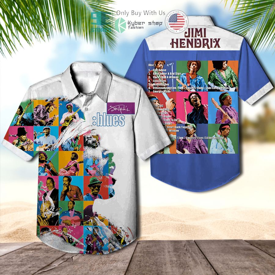 jimi hendrix blues album hawaiian shirt 1 26845