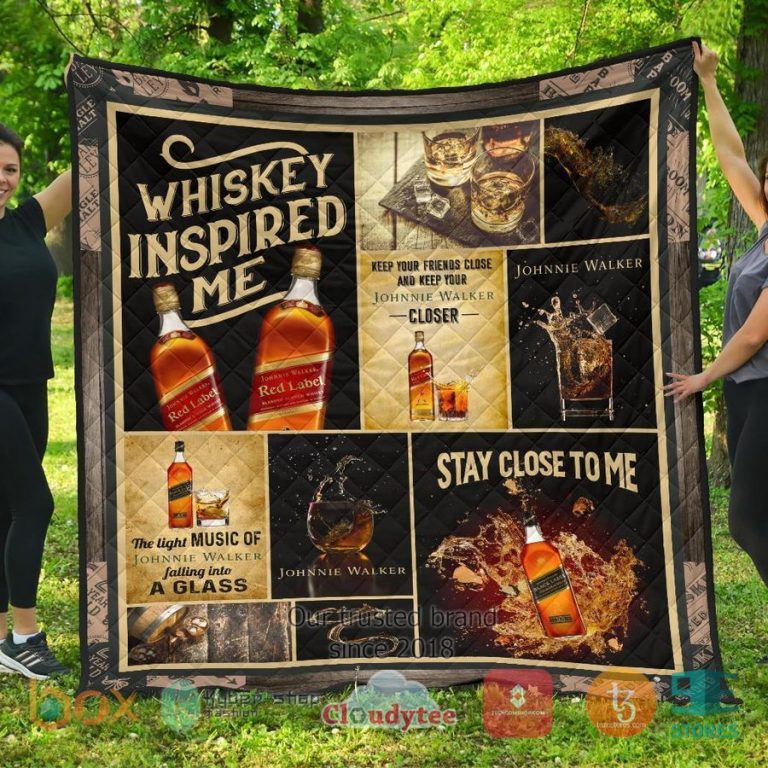 johnnie walker whiskey inspired me quilt blanket 1 1113