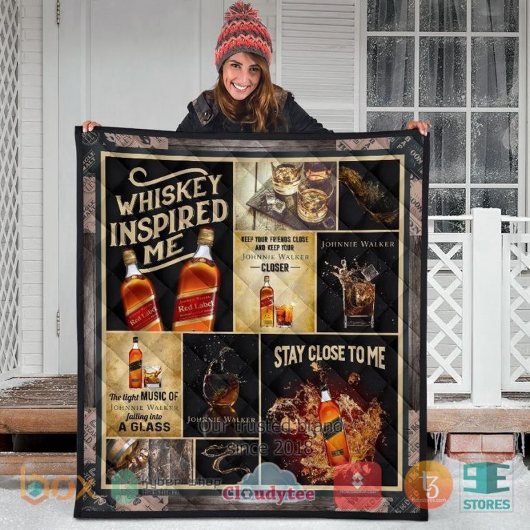 johnnie walker whiskey inspired me quilt blanket 3 78747