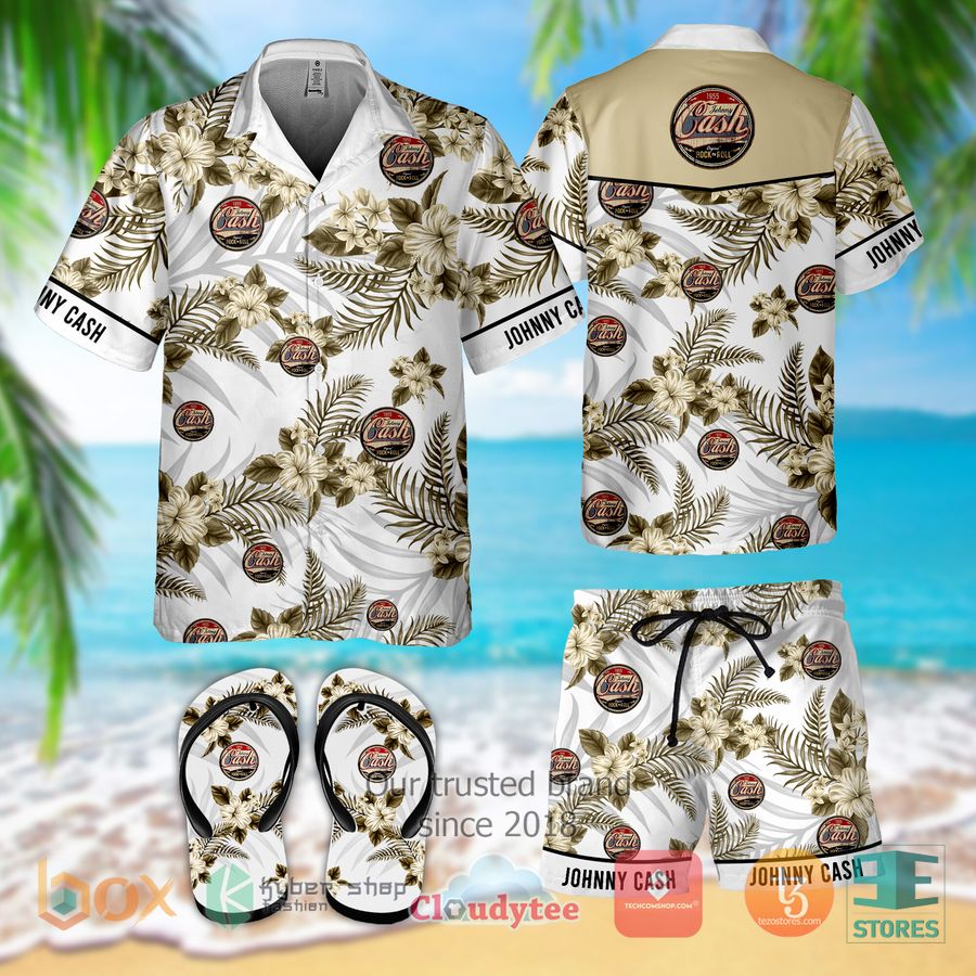johnny cash hawaiian shirt shorts 1 89836
