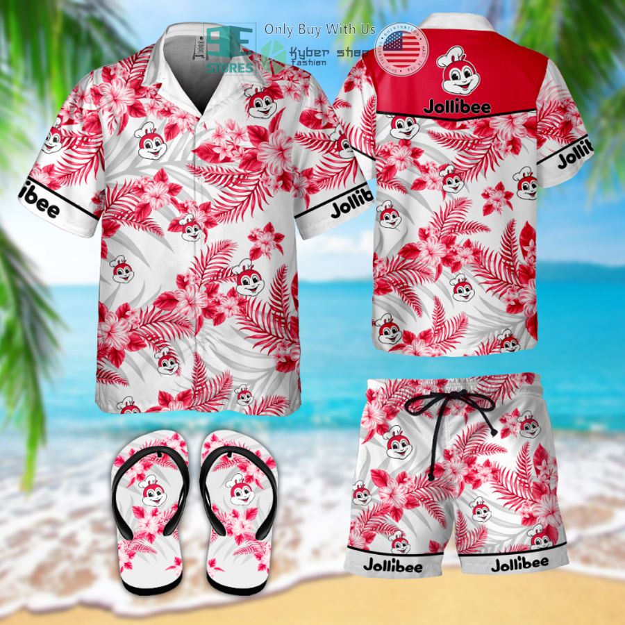 jollibee hawaii shirt shorts 1 71840