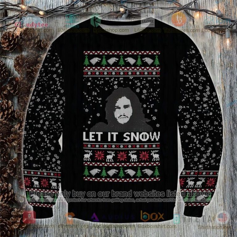 jon snow let it snow sweatshirt sweater 1 78695