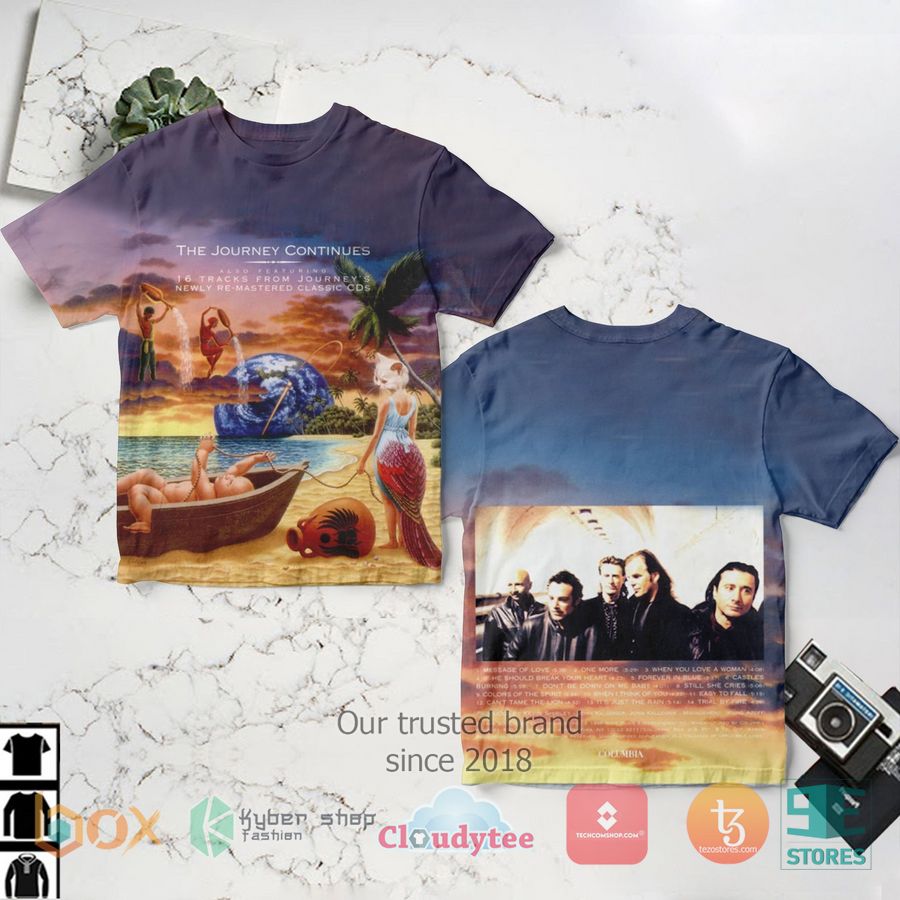 journey band trial by fire album 3d t shirt 1 71068