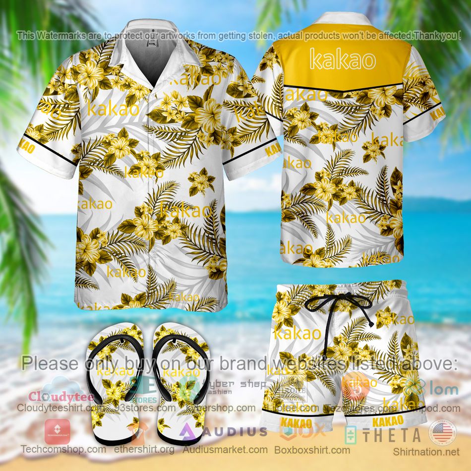 kakao hawaiian shirt shorts 1 6129