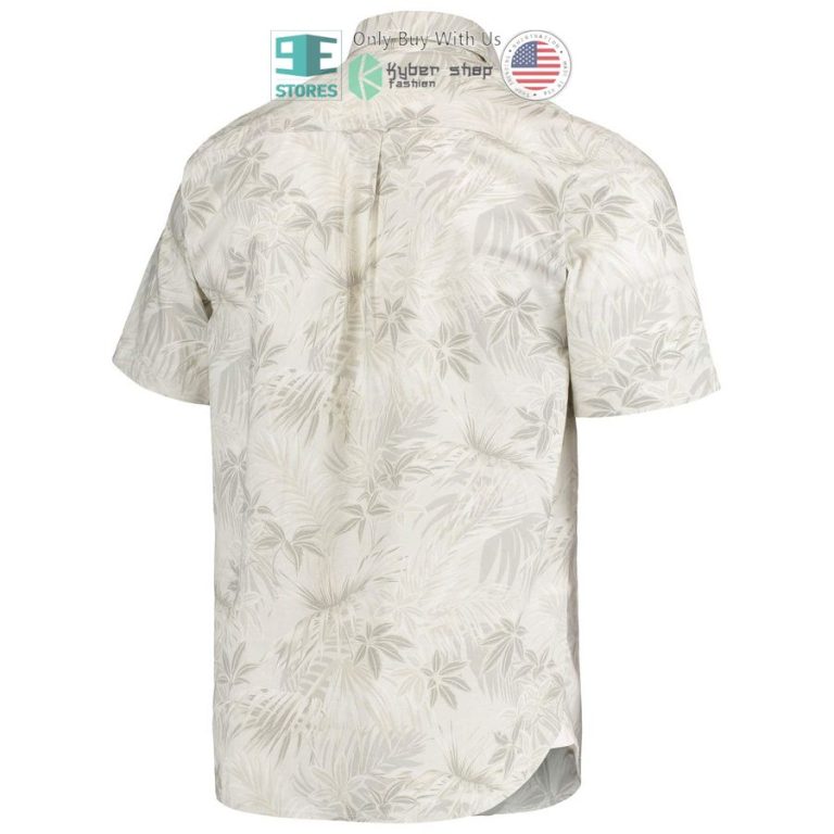 kansas jayhawks tommy bahama forest fronds oatmeal hawaiian shirt 3 97081