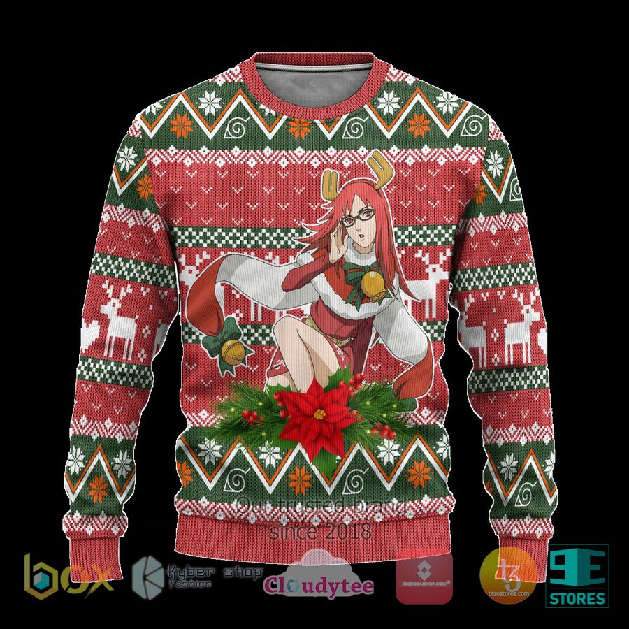karin naruto anime xmas ugly christmas sweater 1 50457