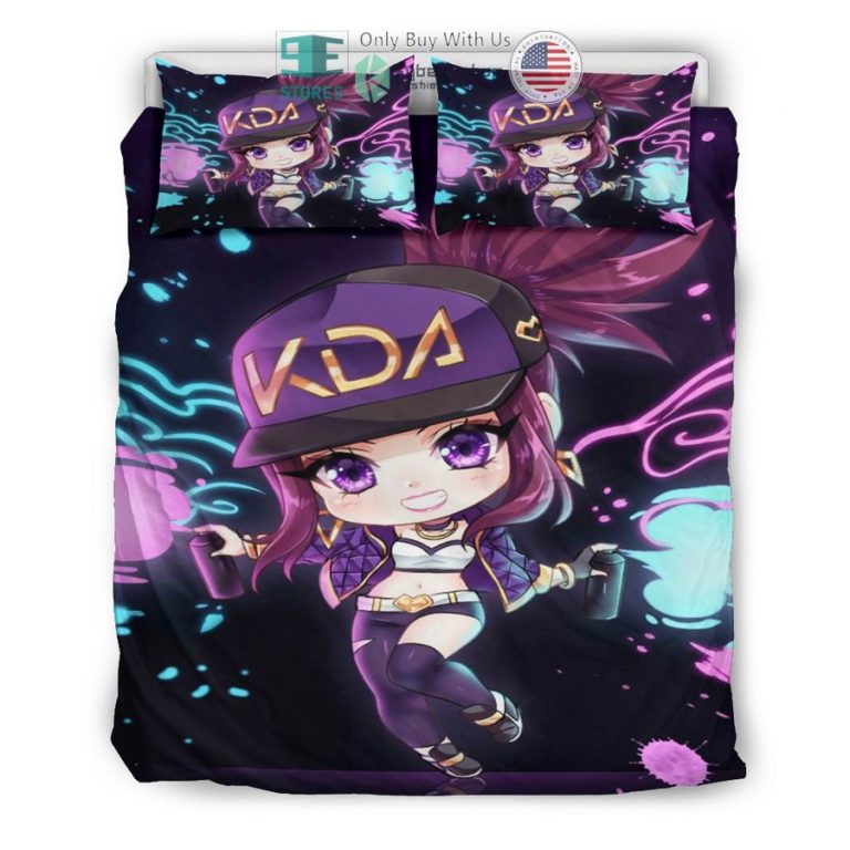 kda akali bedding set 3 54905