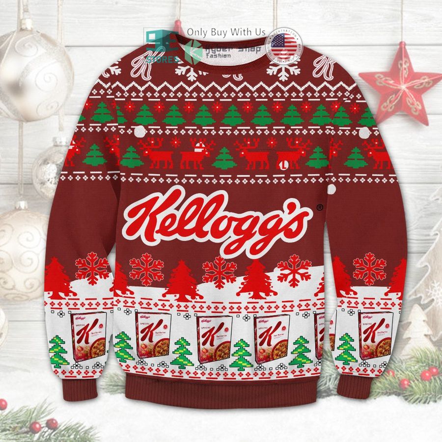 kelloggs christmas sweatshirt sweater 1 14292
