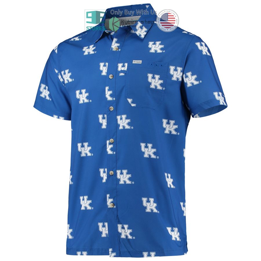kentucky wildcats blue royal hawaiian shirt 2 91136