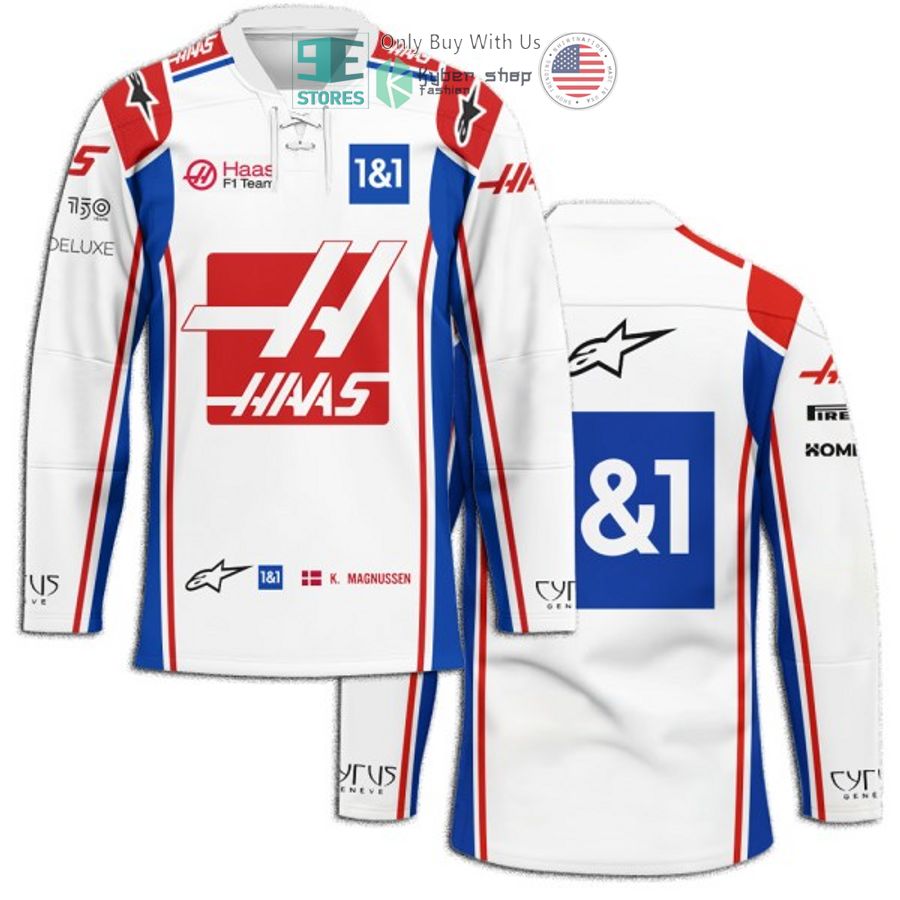kevin magnussen hass f1 team 11 hockey jersey 1 99619
