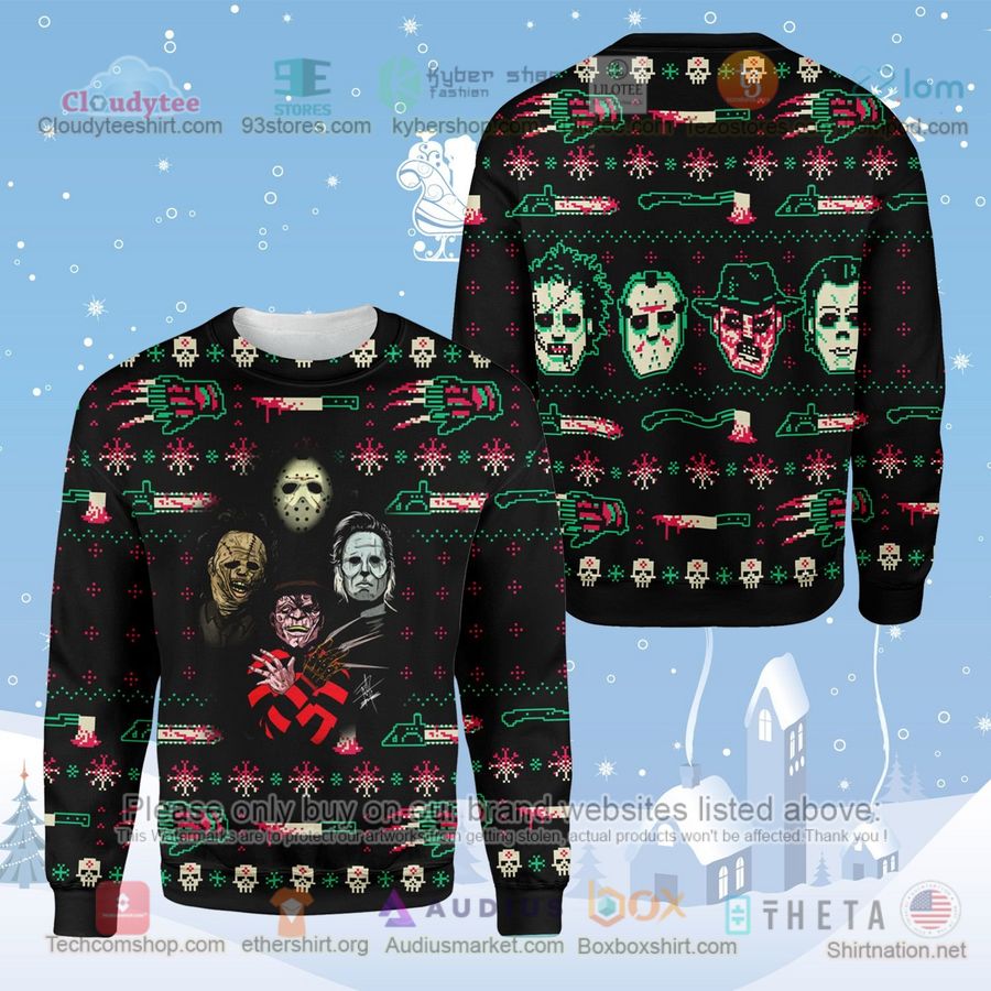 killers horror characters sweatshirt sweater 1 44484