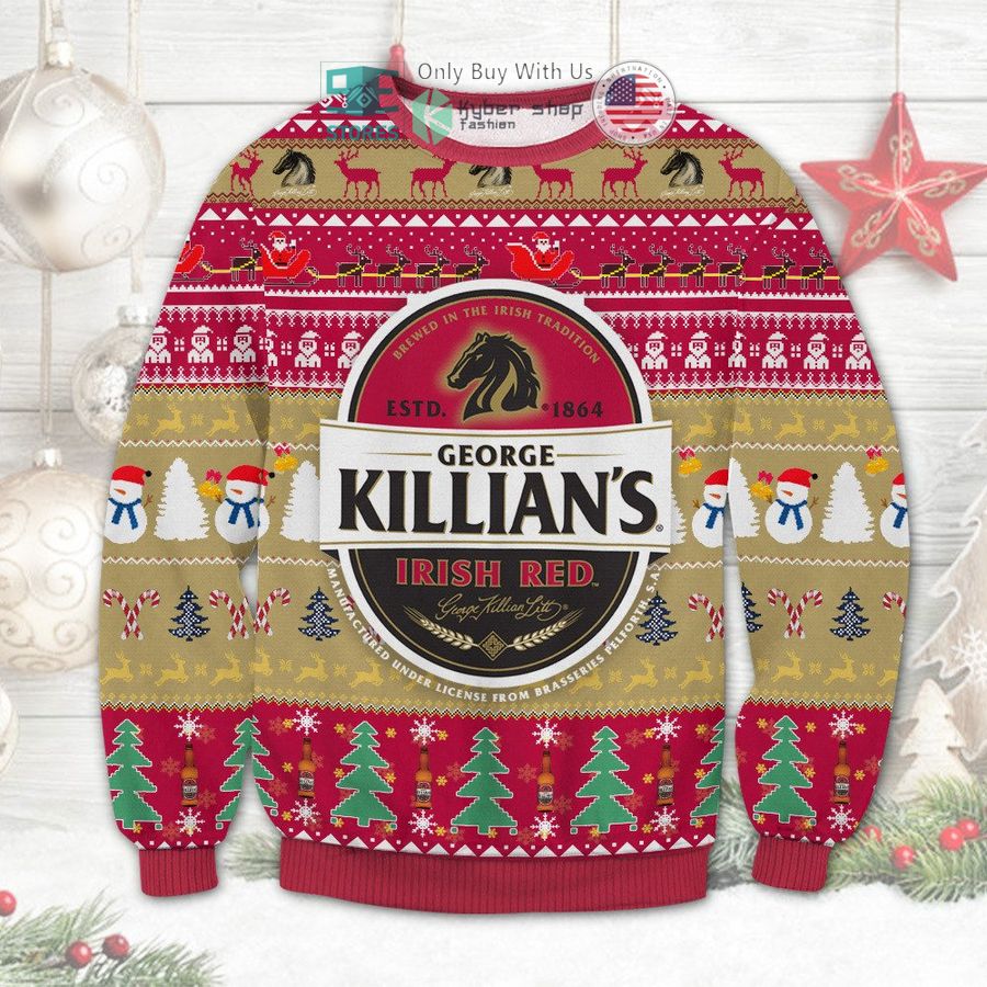 killians irish red christmas sweatshirt sweater 1 33104