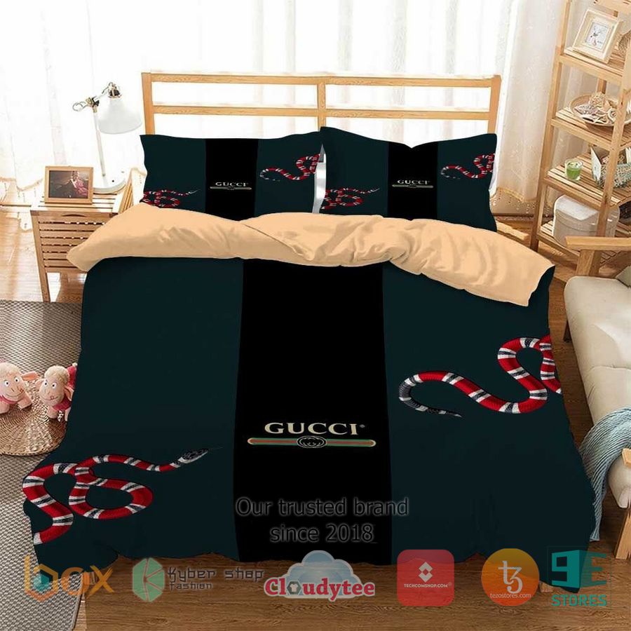 kingsnake gucci bedding set 1 82770