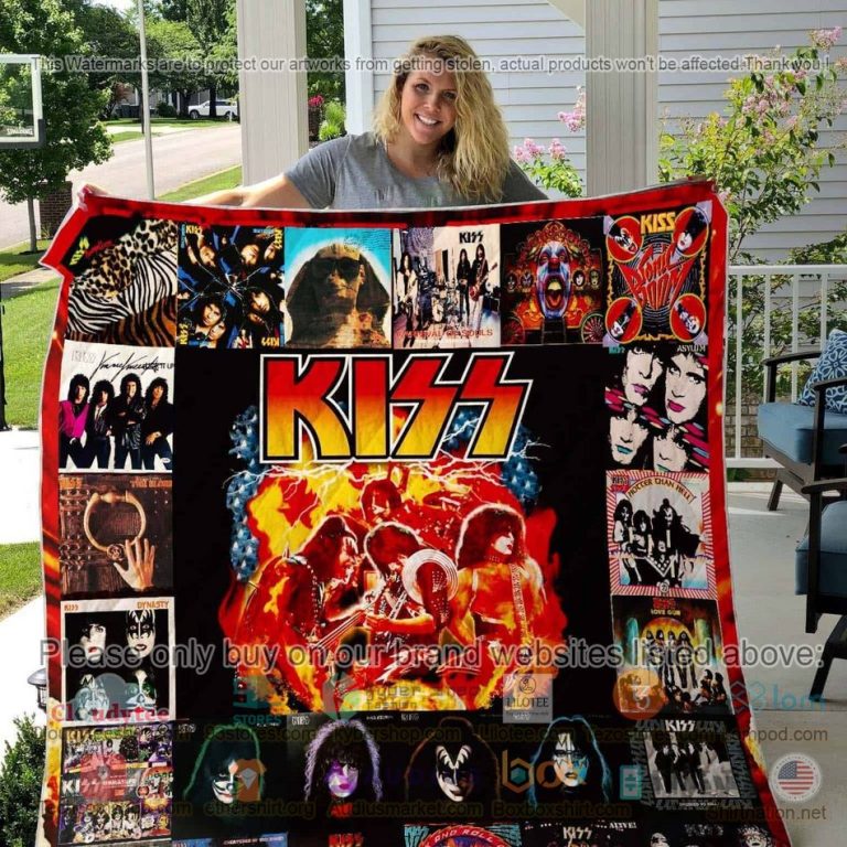 kiss album covers quilt 1 56540