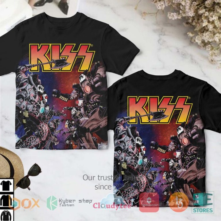 kiss band black 3d t shirt 1 1713