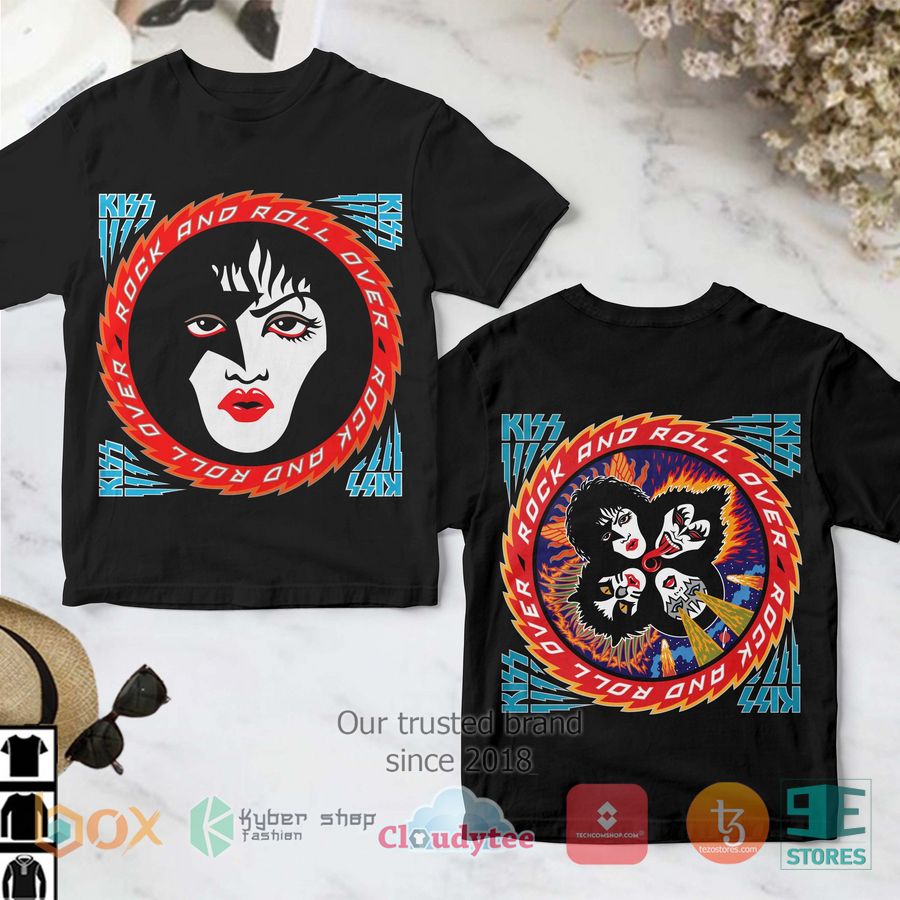 kiss band christopher rock and roll over 3d t shirt 1 31428