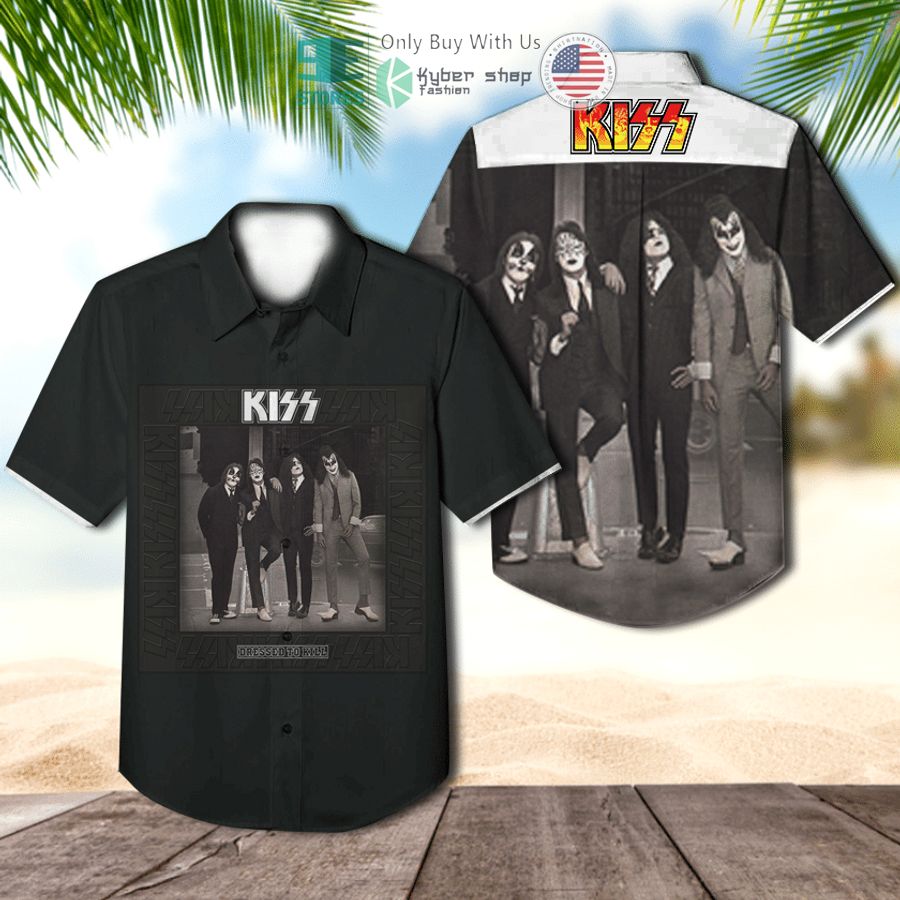 kiss band dressed to kill album hawaiian shirt 1 79888