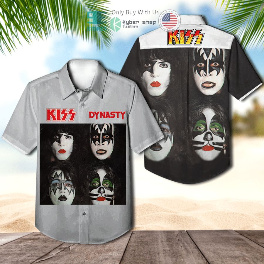 kiss band dynasty album hawaiian shirt 1 66345