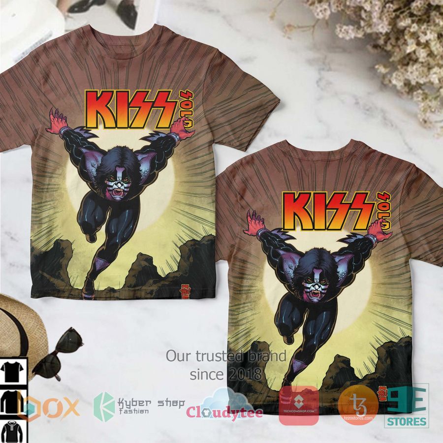 kiss band eric singer the catman 3d t shirt 1 49562