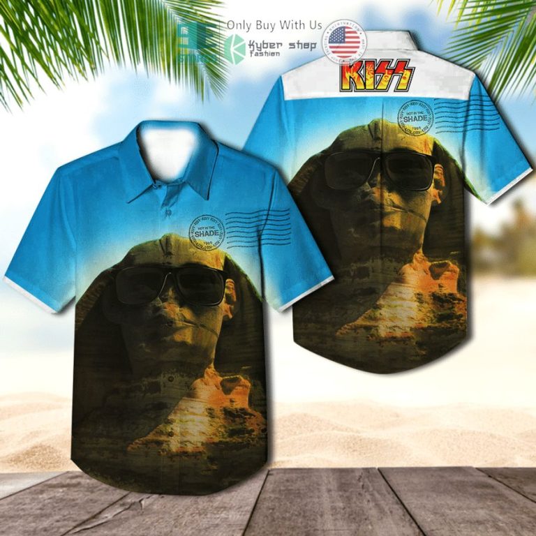 kiss band hot in the shade album hawaiian shirt 1 94324