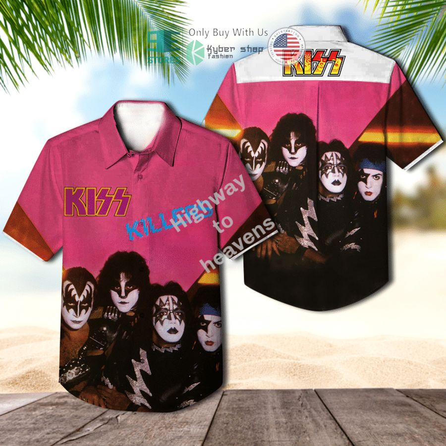 kiss band killers album hawaiian shirt 1 33891