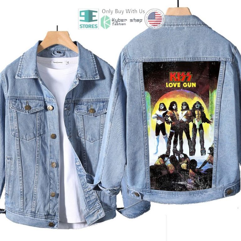 kiss band love gun album denim jacket 1 95235