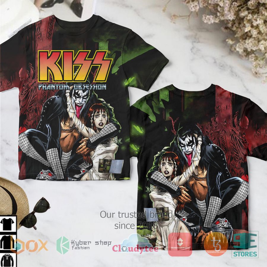 kiss band phantom obsession 2 seeley cover 3d t shirt 1 40168