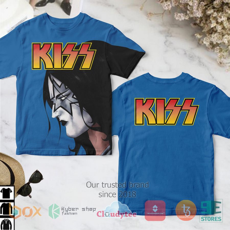 kiss band phantom obsession 3 the starchild blue 3d t shirt 1 49415