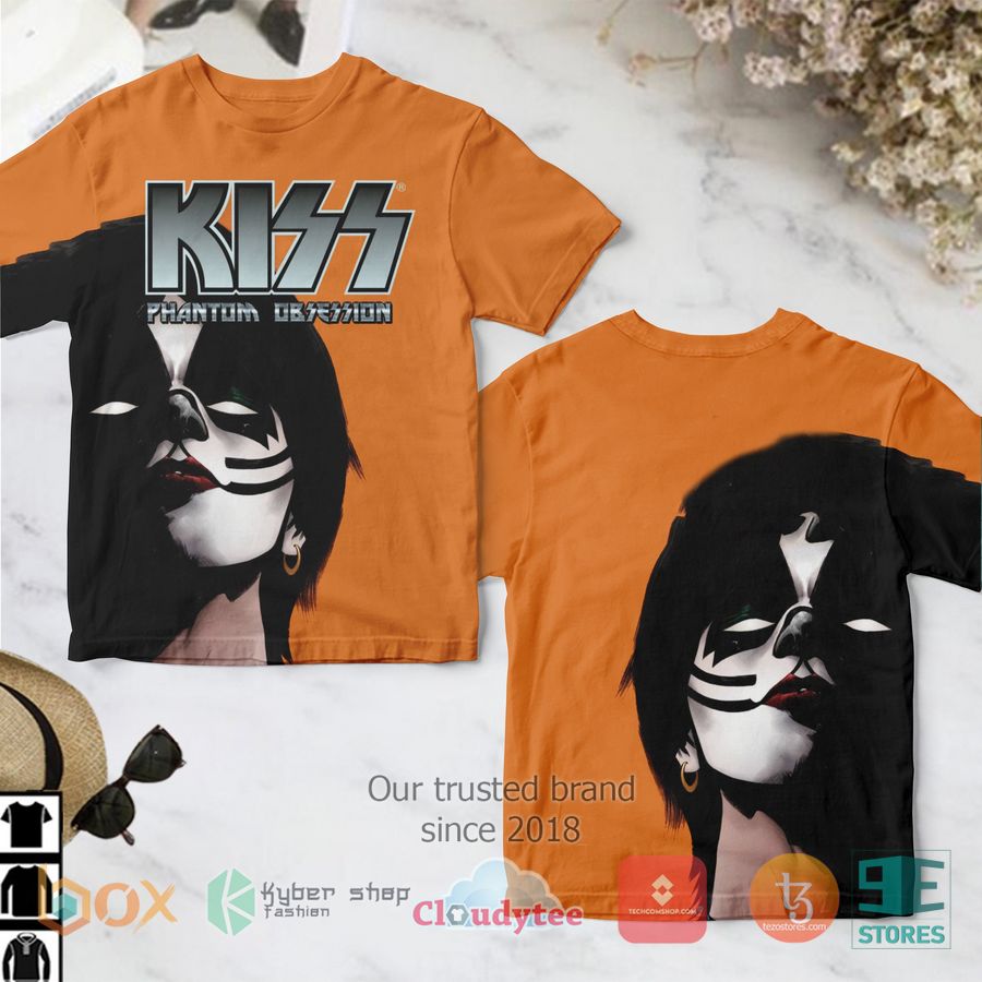 kiss band phantom obsession 5 eric singer cover 3d t shirt 1 25203