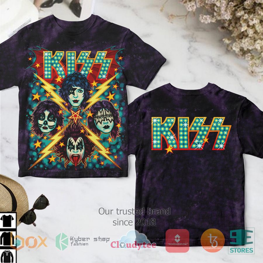 kiss band star 3d t shirt 1 83467