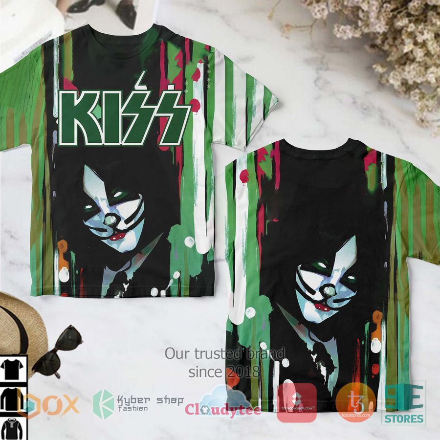 kiss band the catman 3d t shirt 1 87336