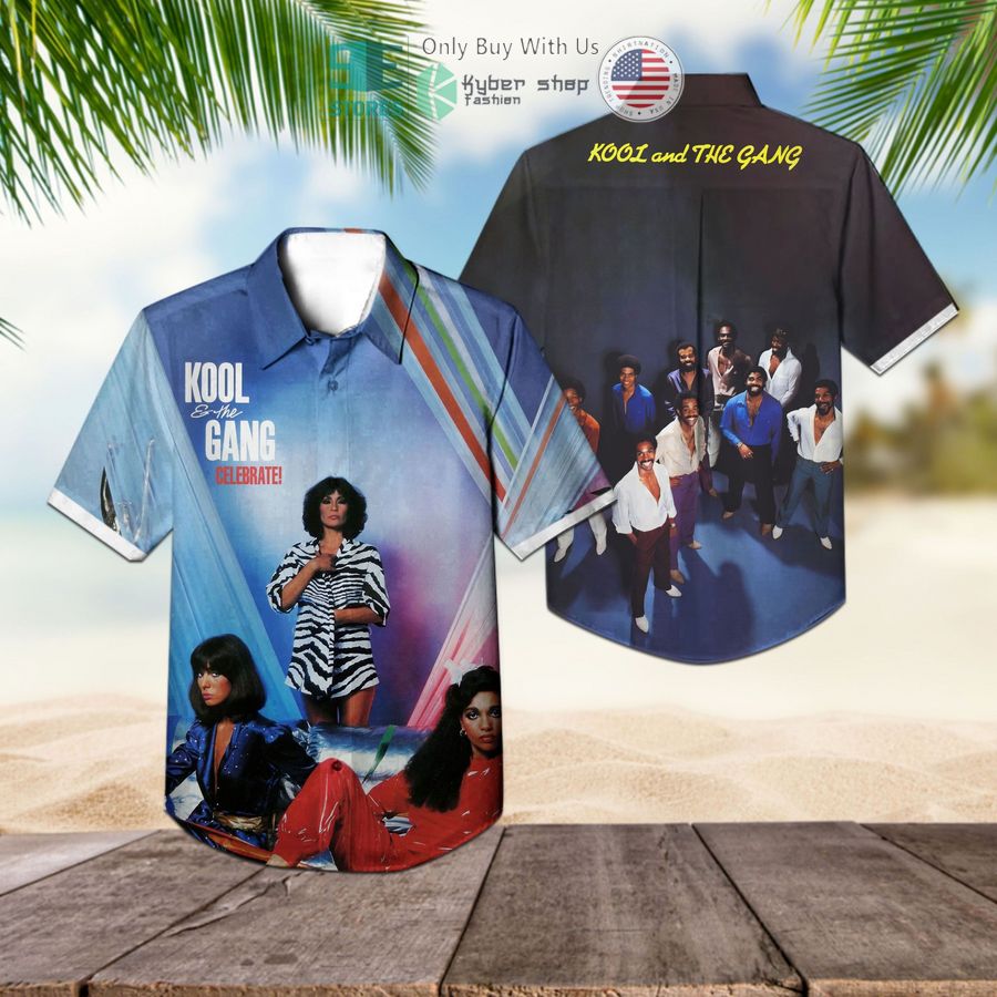 kool the gang band celebrate album hawaiian shirt 1 11333