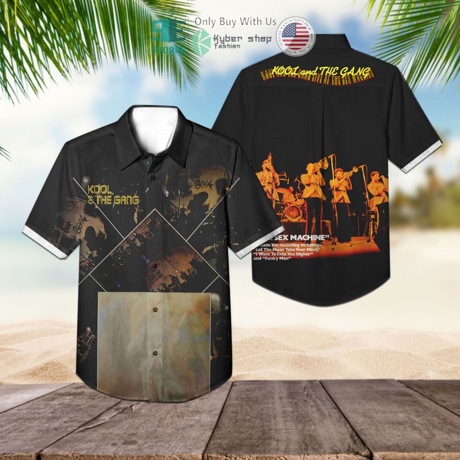 kool the gang band live at the sex machine album hawaiian shirt 1 25671
