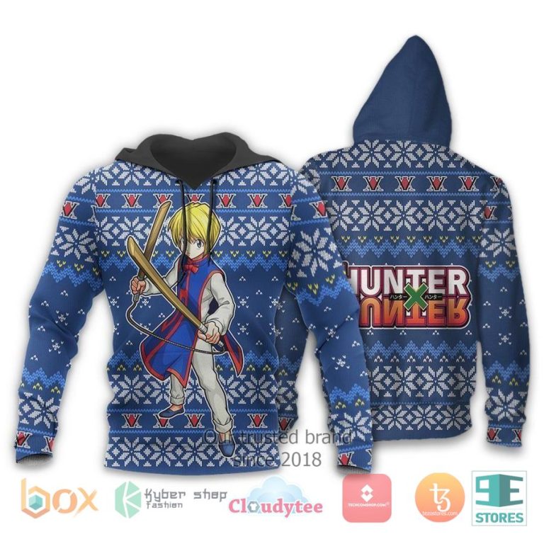 kurapika hunter x hunter anime xmas ugly christmas sweater 3 34304