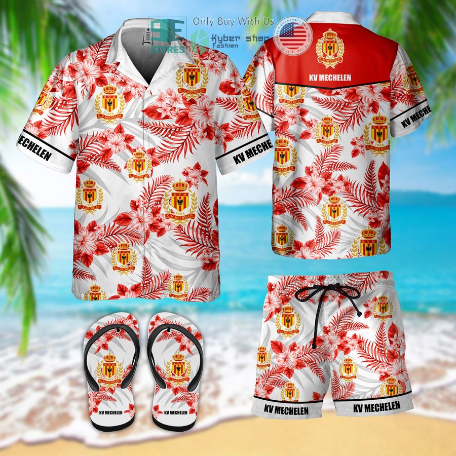 kv mechelen hawaii shirt shorts 1 28743