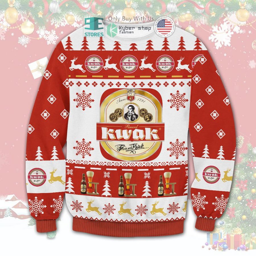 kwak beer christmas sweatshirt sweater 1 98325