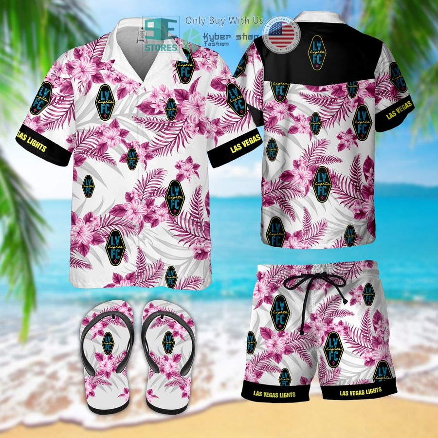 las vegas lights hawaiian shirt shorts 1 65010