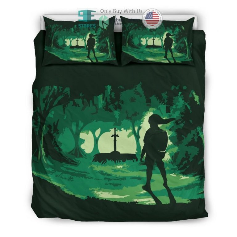 legend of zelda green bedding set 3 30790