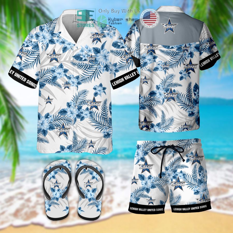 lehigh valley united sonic hawaiian shirt flip flops 1 87934