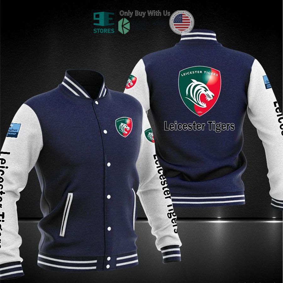 leicester tigers baseball jacket 2 7079