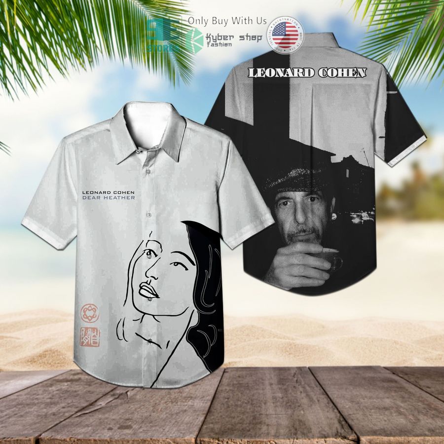 leonard cohen dear album hawaiian shirt 1 78570