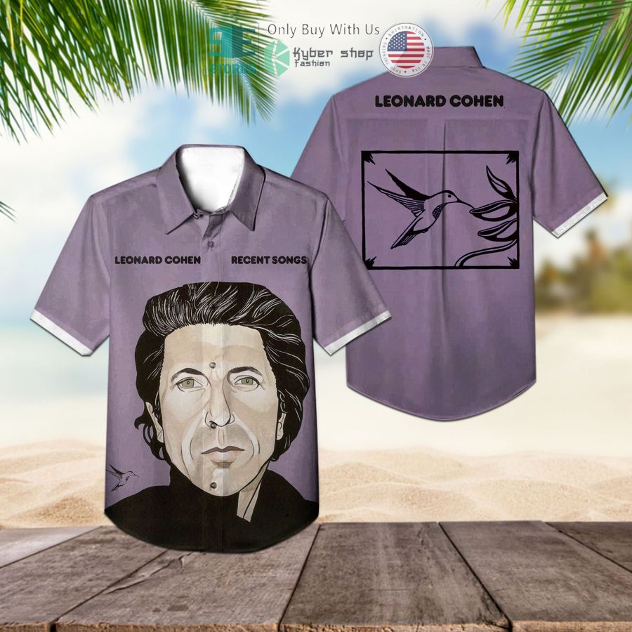 leonard cohen recent songs album hawaiian shirt 1 7354