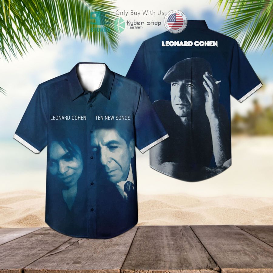leonard cohen ten new songs album hawaiian shirt 1 53265