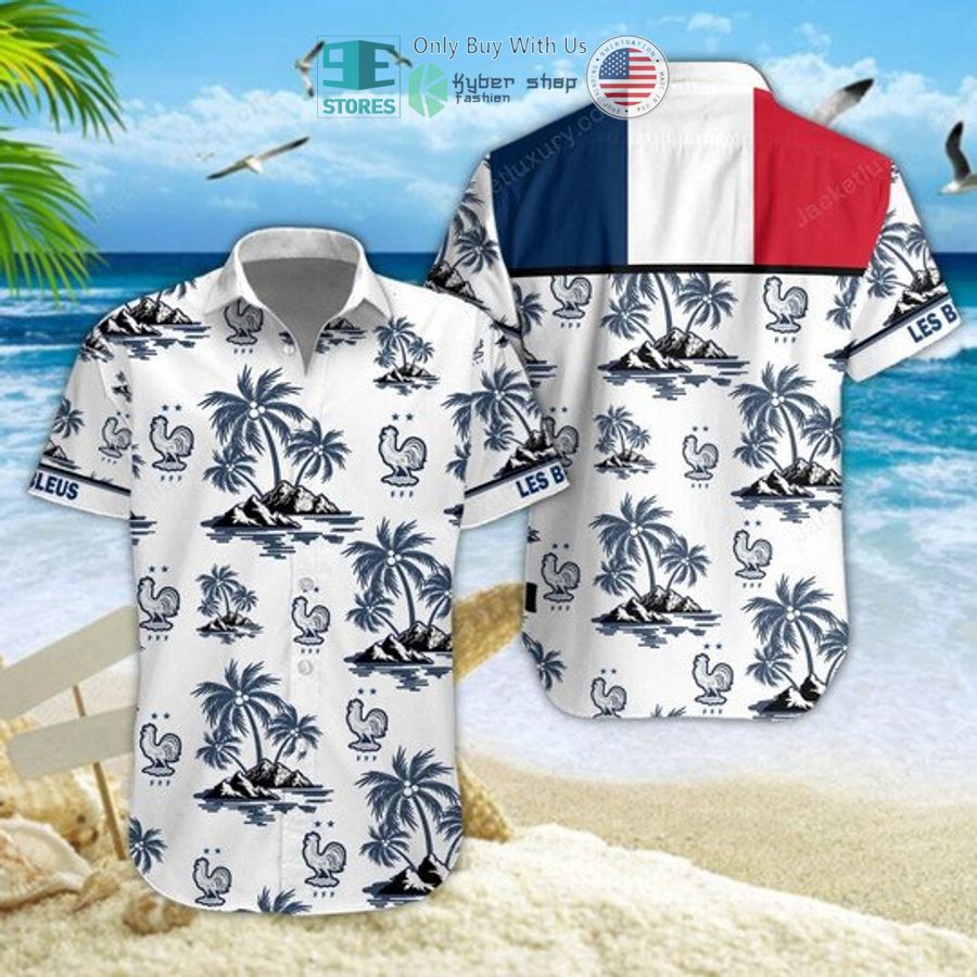 les bleus france national football team hawaiian shirt shorts 1 68338