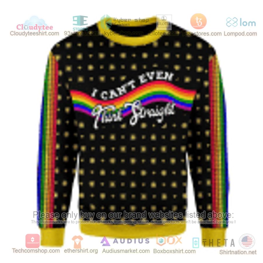 lgbt i cant even think straight sweatshirt sweater 1 22638